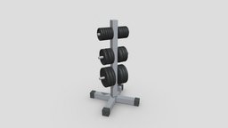 Dumbbell Plate Weight Rack