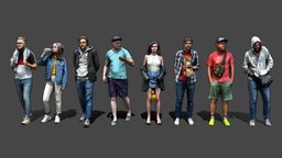 Stylized Lowpoly People Casual Pack Vol.7