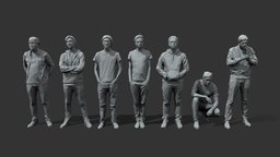Lowpoly People Casual Pack Vol.20