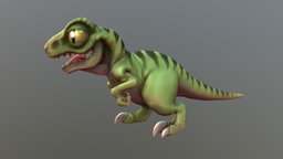 Toon Dinosaur: Velociraptor