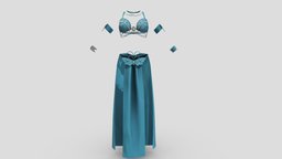 Belly Dancer Costume Outfit