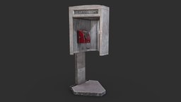 Moskow Lowpoly Call Box