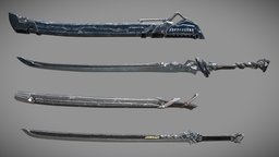 Sci-fi Swords Pack 1