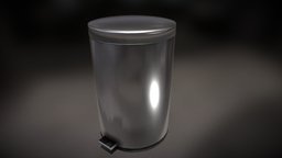 Trash Can with animations. Garbage Can animated