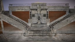 Street stairs photogrammetry scan