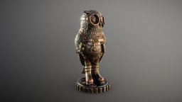 Jetpack Owl Figurine