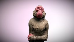 Orff, space monkey photogrammetry scan