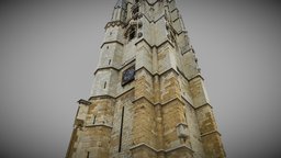 Escaneado parcial torre catedral de León