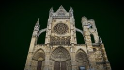 Fachada sur Catedral de León