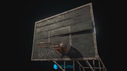 Old Basketball Backboard