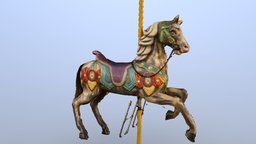 Carousel horse scan