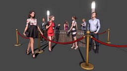 Stylized Lowpoly People Casual Pack Vol.5