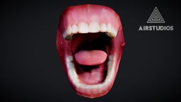 Human Mouth (Lowpoly)