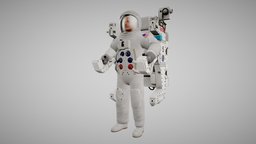 NASA MMU Astronaut with backpack