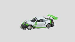 Porsche 911 GT3R 2019 lowpoly