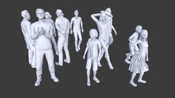 Low Poly People Collection 7