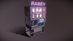 Cyberpunk Ramen Vending Machine
