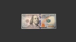 (2-sided) $100 US Dollar Bill (Circa 2009)