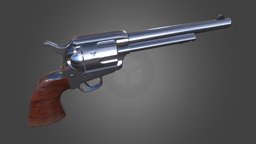 Single Action Army Revolver, UE4 Asset