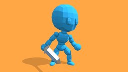 Animated Game Character with Blender Rig