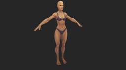 Female warrior base model