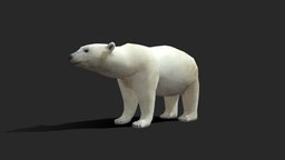 Low Poly Polar Bear