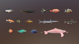 15 Freshwater Fish Pack