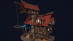Blacksmith House with Props
