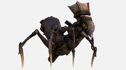 Game Character Arthropod Metal Crab Insect Robot