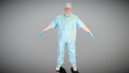 Surgical doctor male ready for rigging 146