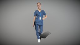 Young surgical nurse with a folder 105