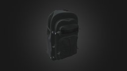 Military backpack (black)