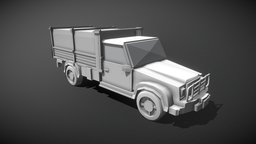 Vehicle Lowpoly Modeling