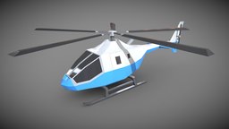 Lowpoly Helicopter vehicle