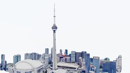 Torre CN, Canadá,scan,map,building,skyscraper