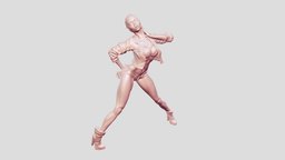 Posing sexy lady 3D print model