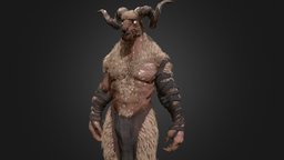Minotaur Goat Creature
