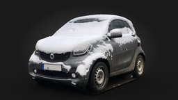 Smart Car Under Snow
