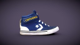 Used blue Converse