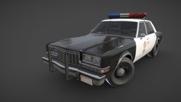 Dodge Diplomat 1980 police car
