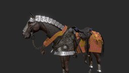 Armored horse