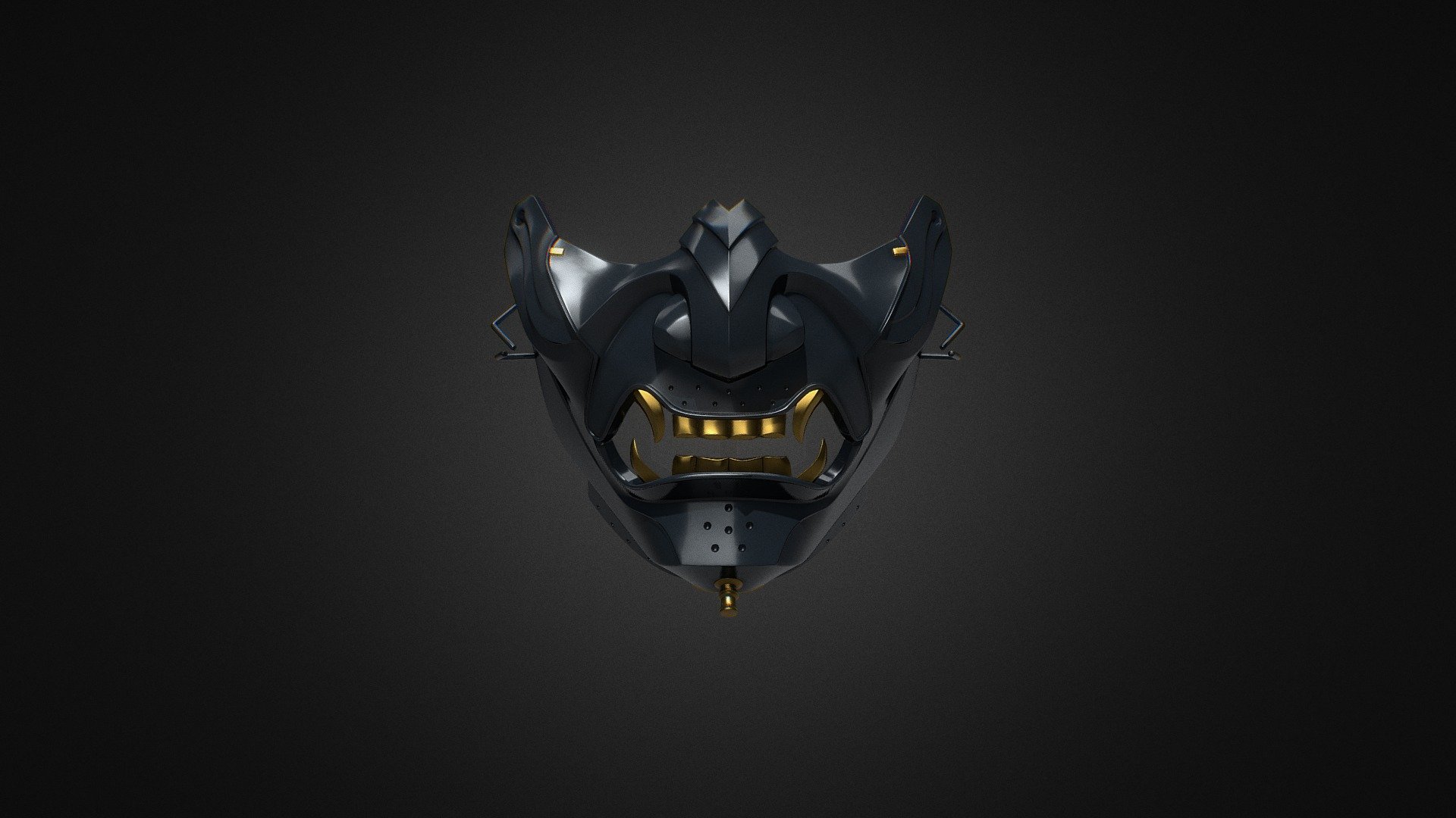 ghost-mask-of-tsushima-3d-model