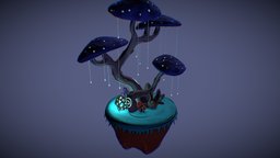 Mushroom Floating Land