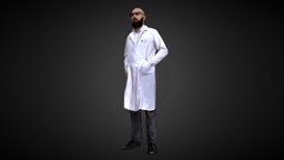 3D Scan Man Scientist 021