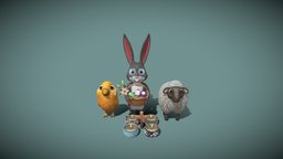 Easter 3D Model