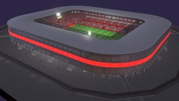 Medium-sized modern stadium (full interior)