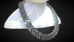 Interlocking Diamond Link Chain