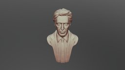 3D Portrait sculpture of Al Pacino