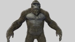 Kong 2021 with realistic hair