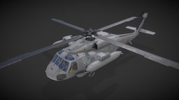 UH-60 Grey Basic Animation